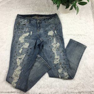 Torrid Premium"Boyfriend"Skinny Jeans w/Studs (12)
